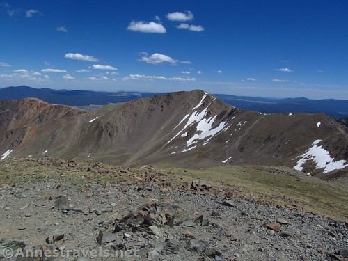 Red Dome as seen from Wheeler Peak, Carson National Forest, New Mexico