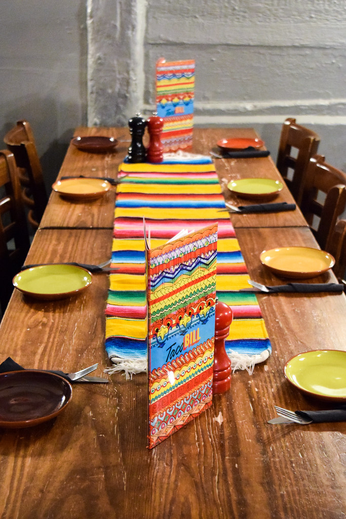 Group Dining Table at Taco Bill Pop Up at Alberrys, Canterbury