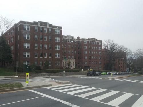 Apartment buildings on the 200 block of Rhode Island Avenue NE, north side