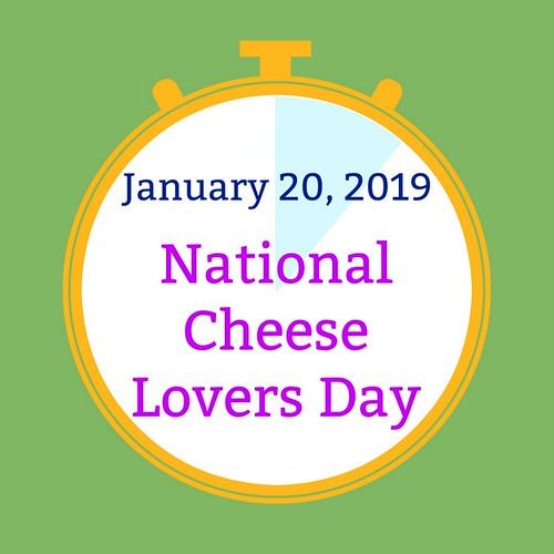 January 20, 2019 National Cheese Lovers Day on the SIMPLE moms