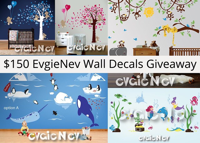 Evgie Wall Decals $150 Credit Giveaway