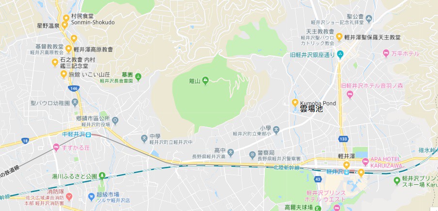 輕井澤地圖1