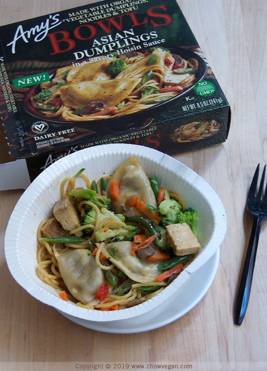 Amy's Dumpling Bowl | Chow Vegan