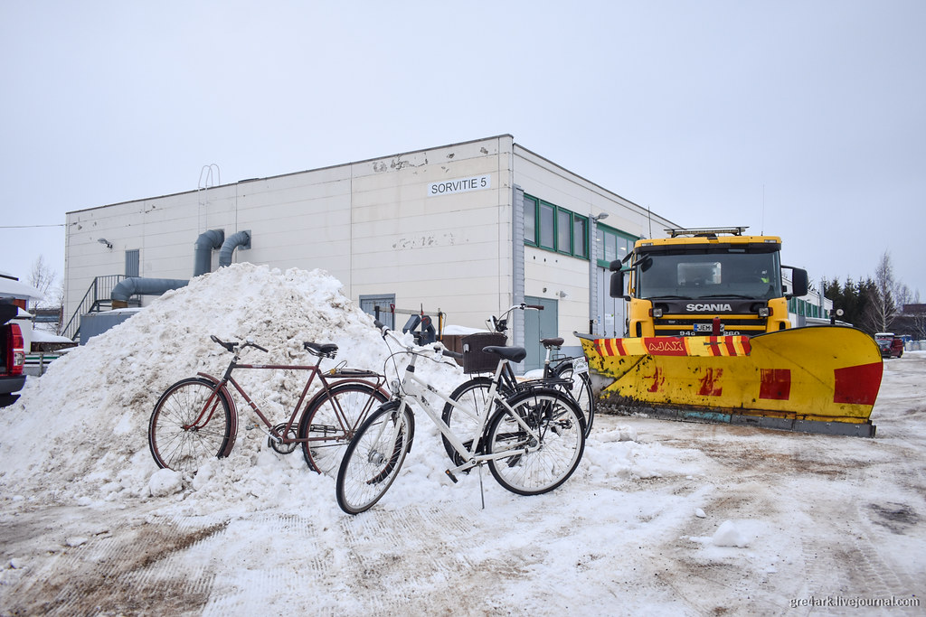 Зимой на велосипеде — норма для финнов 