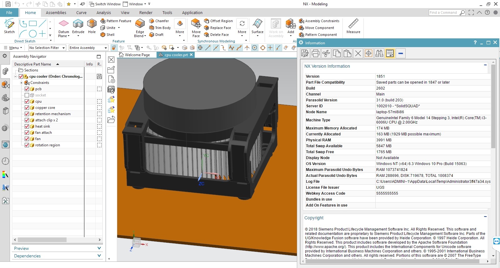Design with Siemens NX 1851 Win64 full license