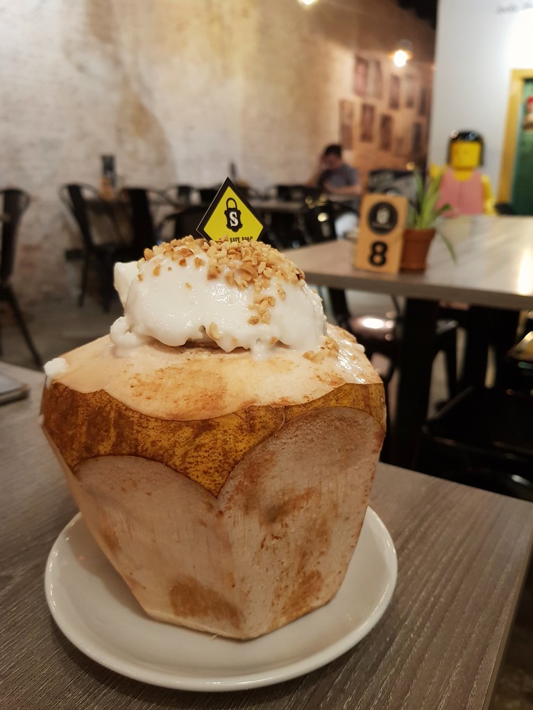 Coconut Nitro Ice Cream rm$19.90 @ The Safe Room at Lebuh Campbell, Penang