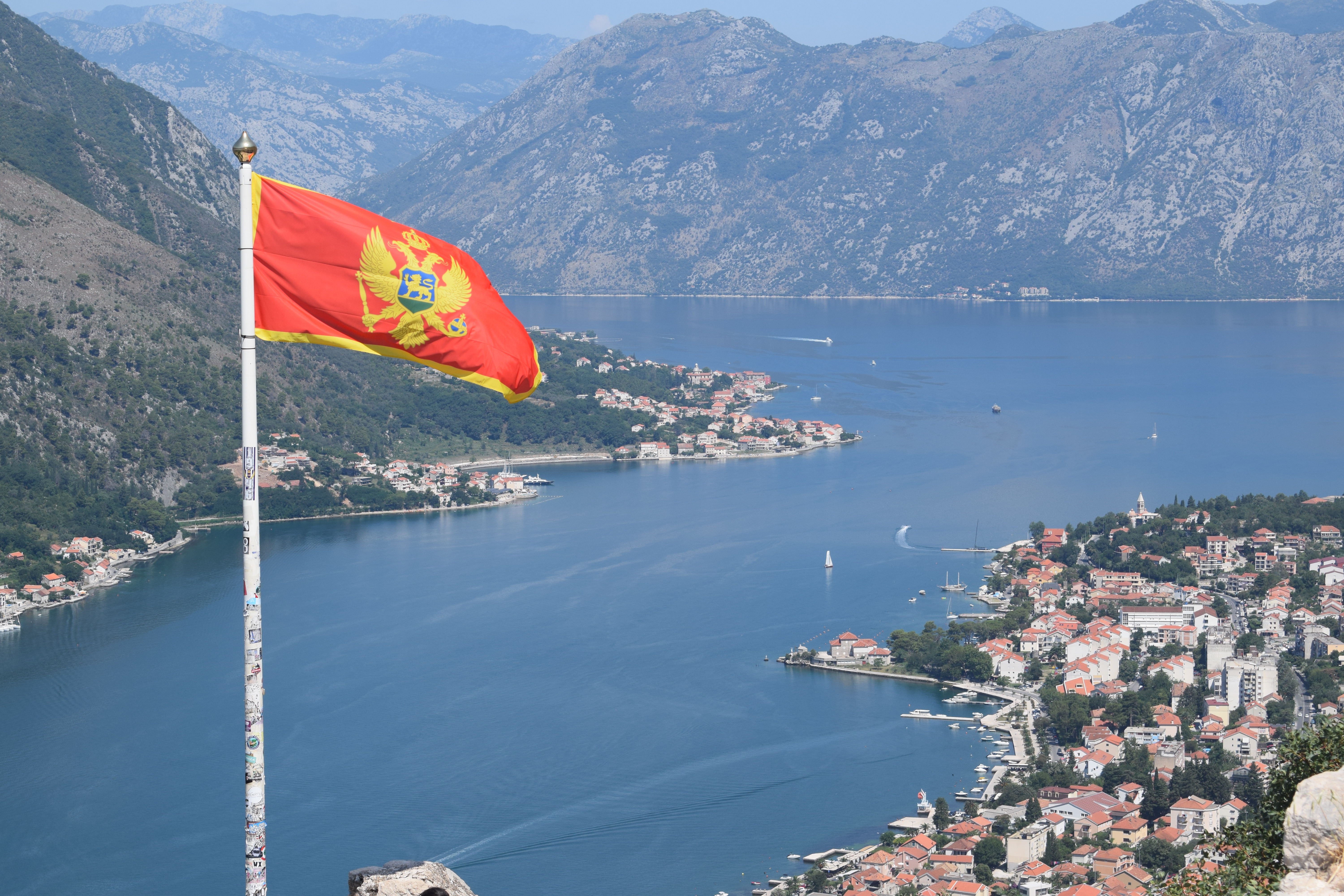 View of Kotor from Castle Of San Giovanni. Photo taken by Geotiger18 on July 13, 2018.