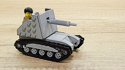 Lego Self-Propelled Gun  (MOC - 4K)