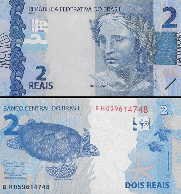 2 reais Brazília 2010, P252