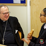 Bishop Roberts visits SVP-supporting schools