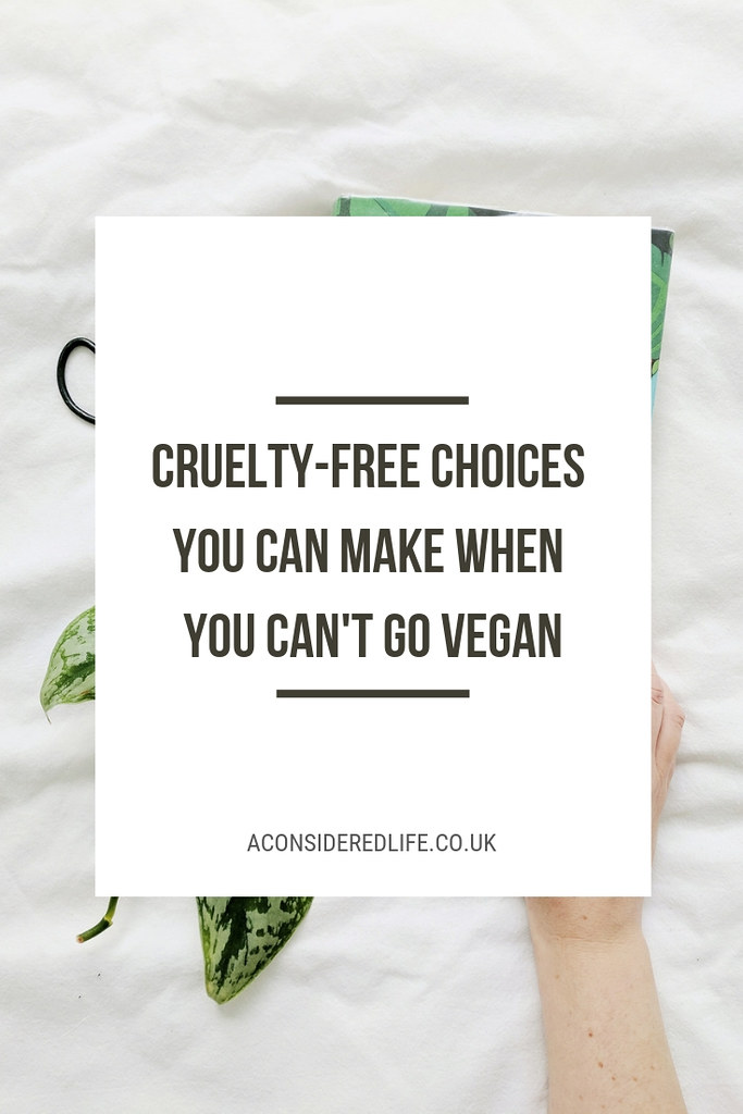 Cruelty-Free Choices You Can Make When You Can't Go Vegan