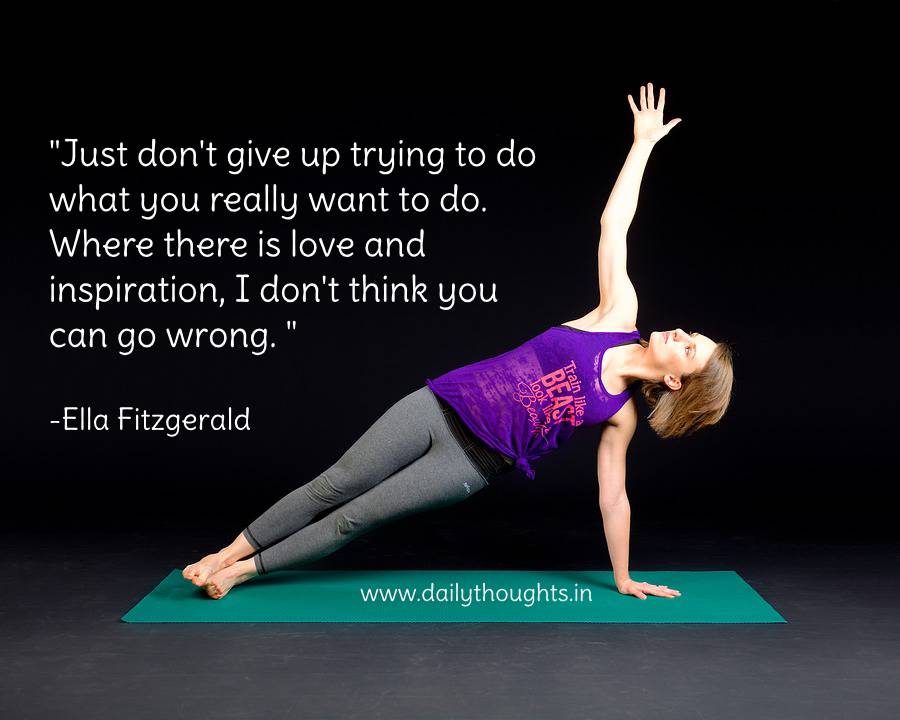 Ella Fitzgerald quote image on inspiration