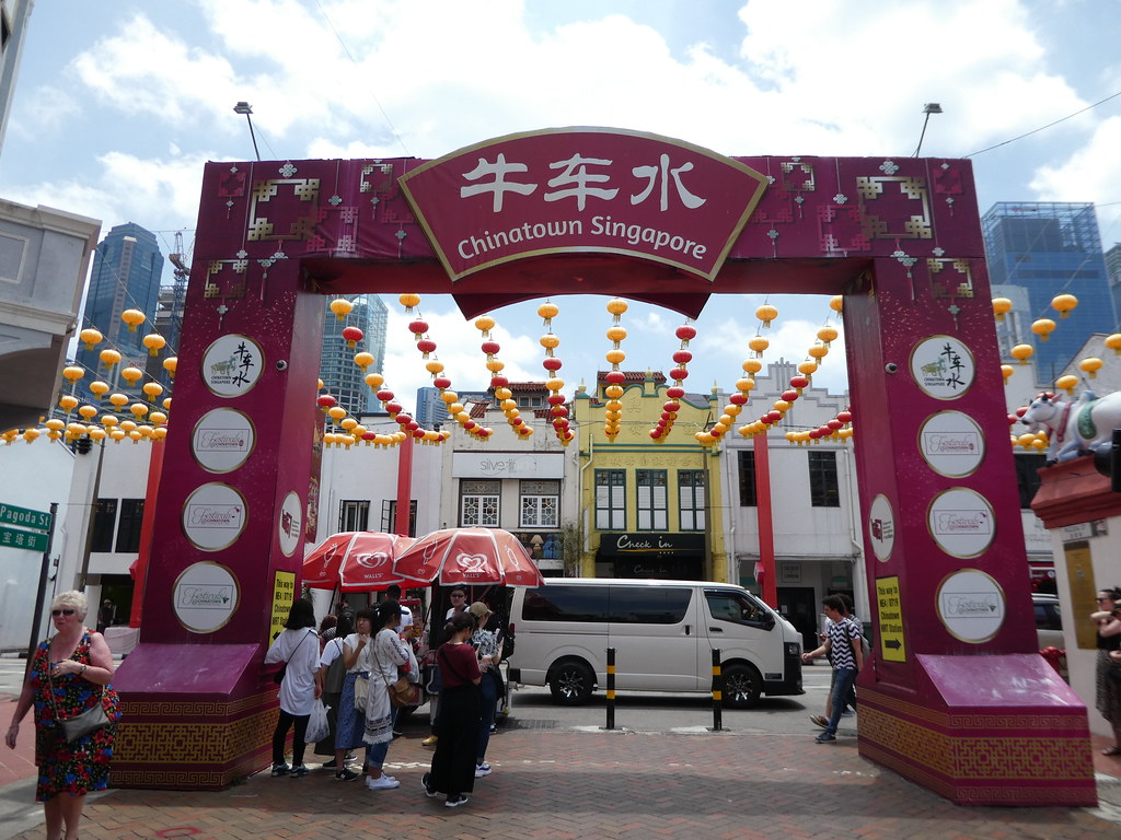Chinatown entrance gates, Singapore