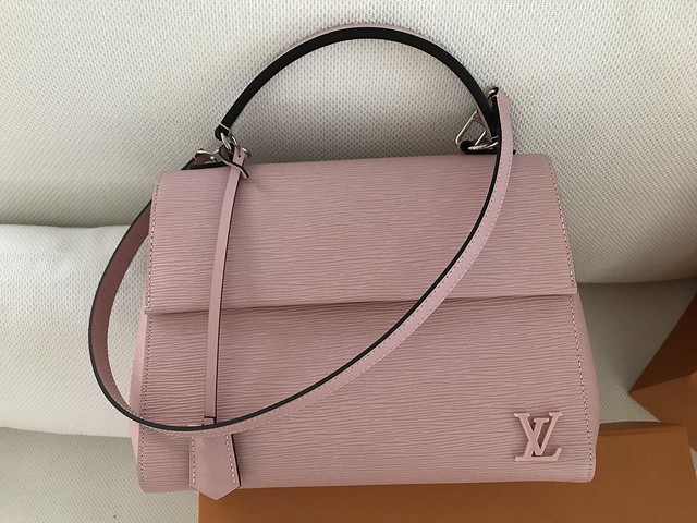 Louis Vuitton pink handbag