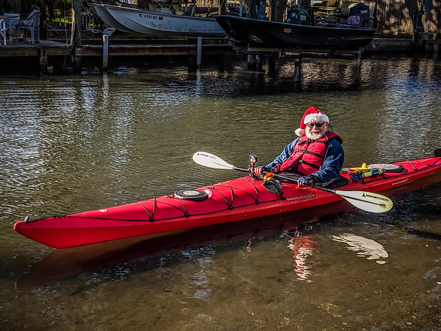 Santa Paddle on the Indian River-009