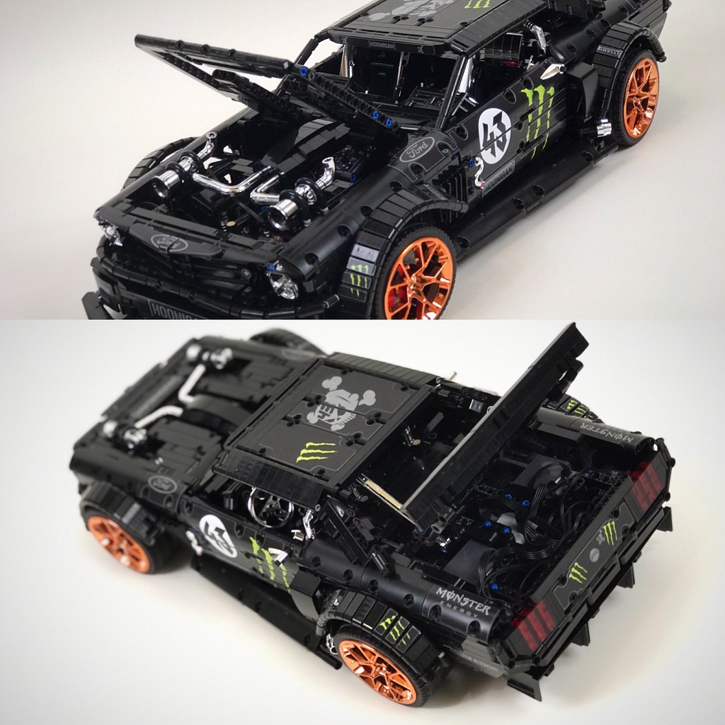 ford mustang hoonicorn lego moc