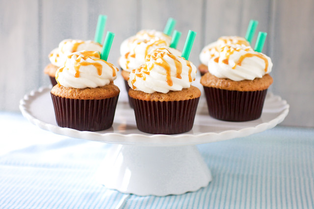 caramel frappuccino cupcakes