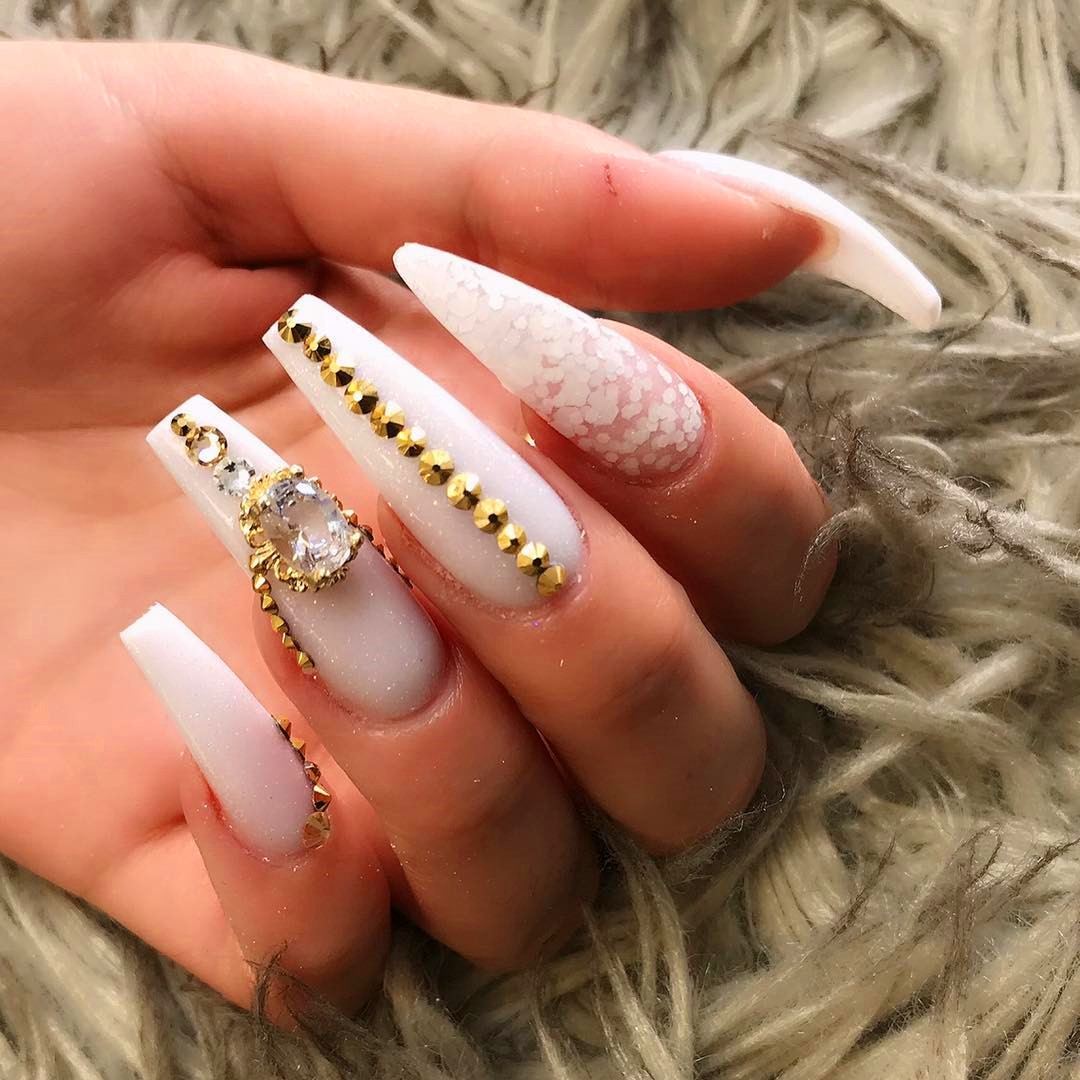 40+ New Acrylics Long Coffin Nails Ideas - Fashion 2D