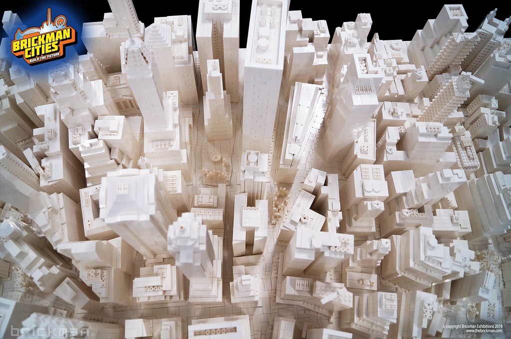 Lower Manhattan in LEGO Bricks