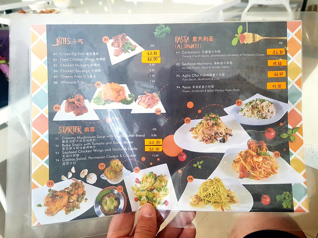Evening menu @ 聚鲜楼 D’gourmet Seafood in Klang Bandar Baru Klang