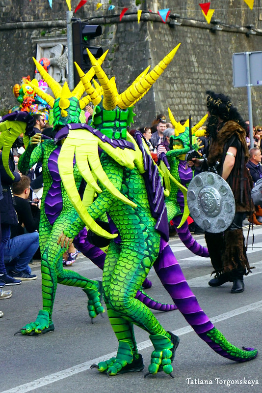 "Драконы из Пестинграда" на Которском зимнем карнавале