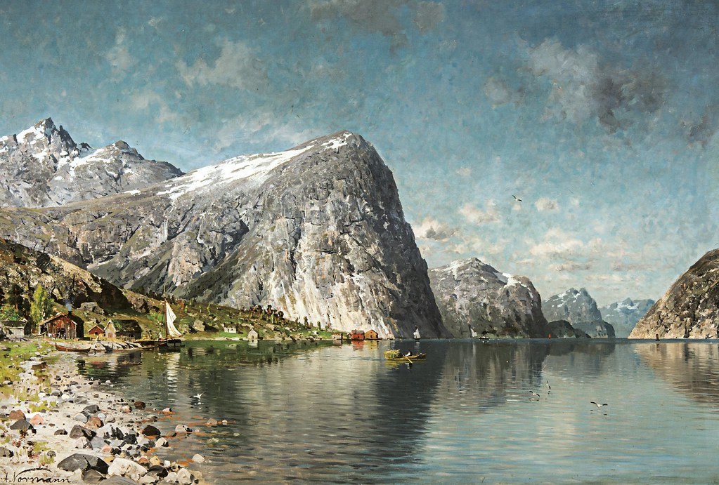 Adelsteen Normann «Fjord», 1885 г.