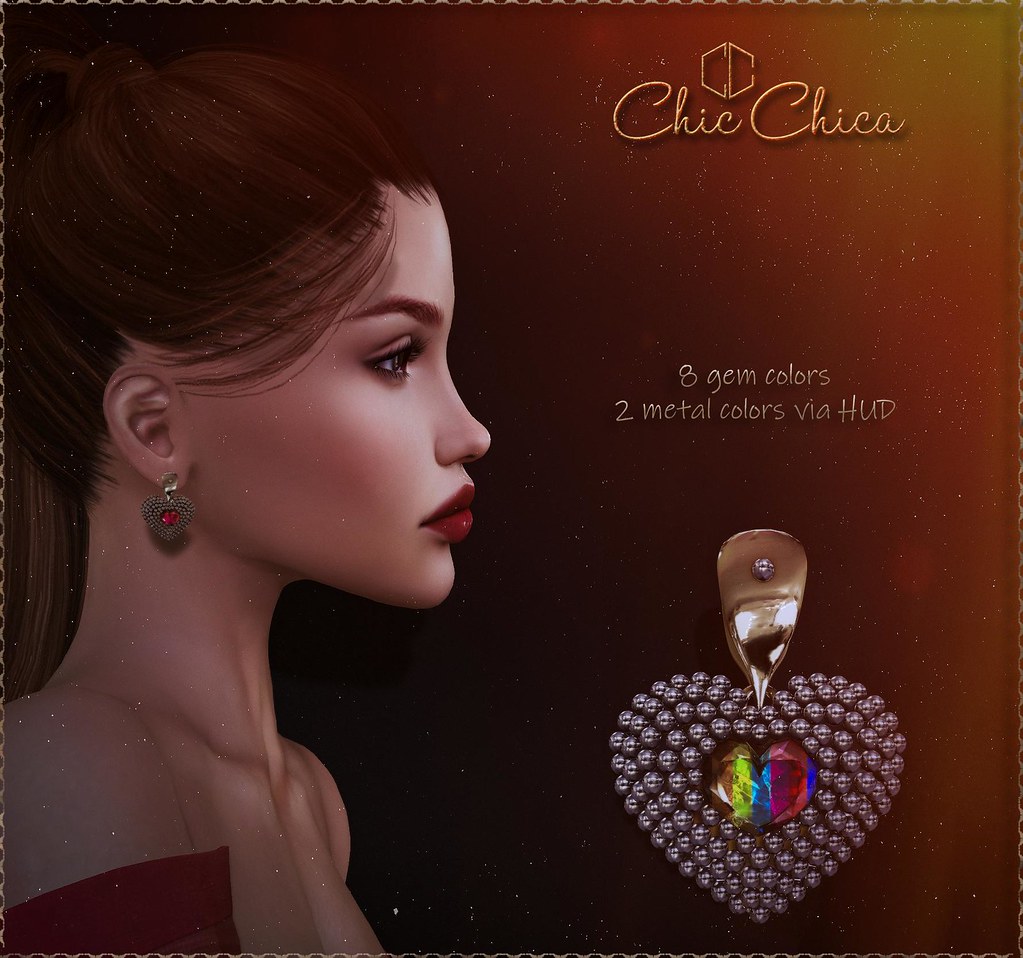 Melek earrings by ChicChica @ Cupid Inc