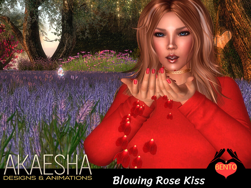 Bento Blowing Rose Kiss made by Akaesha Designs