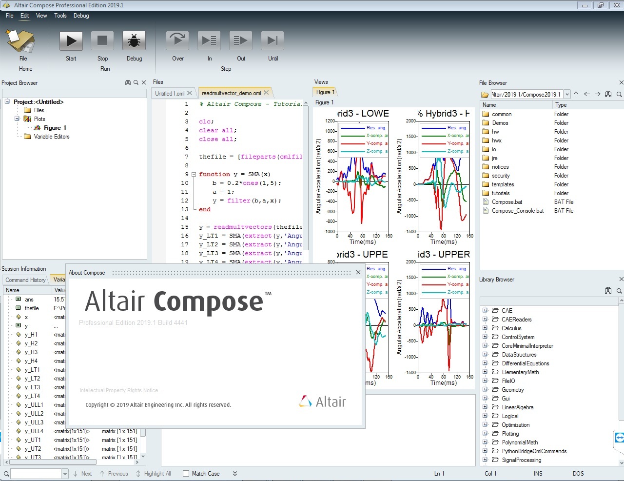 Working with Altair Compose 2019.1 full license