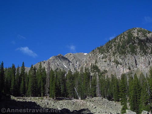Mountains above one of the Rock Piles, Carson National Forest, New Mexico