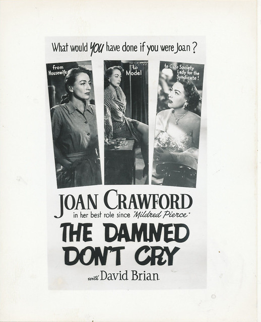 The Damned Don't Cry - Poster 2