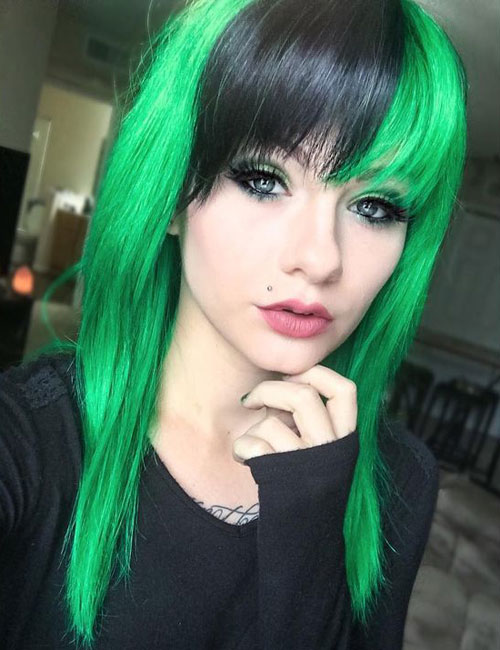 Glamorous Green Hairstyle Ideas For 2019 Fashionre