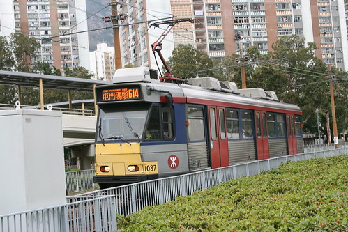 Hong Kong MTR Kawasaki series in Siu Hei.Sta, Tuen Mun, Hong Kong /Jan 6, 2019