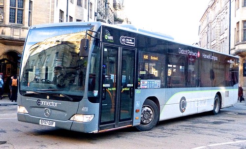 EF57 OXF ‘Oxford Bus Company’ No. 864 ‘connector’. Mercedes-Benz Citaro on Dennis Basford’s railsroadsrunways.blogspot.co.uk’