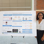 Amanda Mitchell with poster