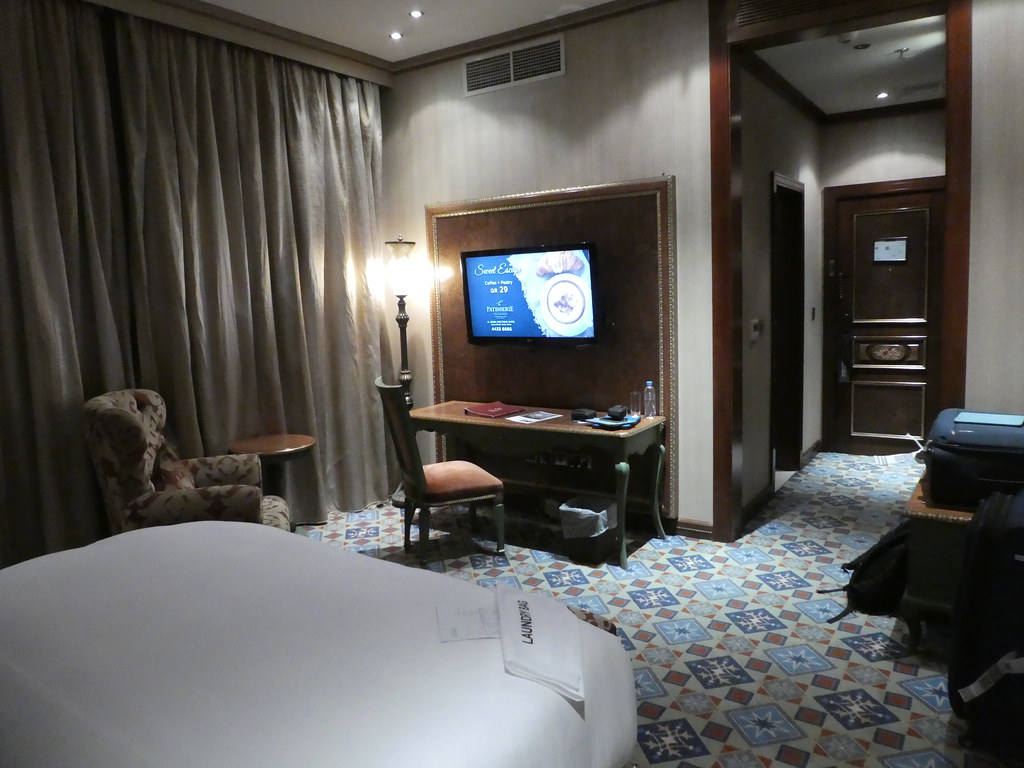 Our deluxe room at the Souq Waqif Boutique Hotel