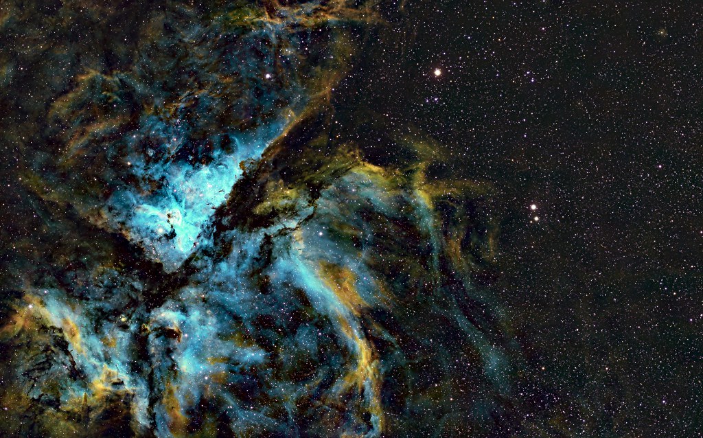 Eta Carina y Nova  ASASSN-18fv (Paleta Hubble) 3