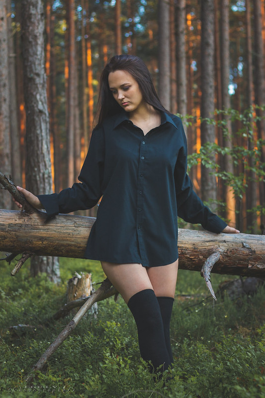 In the woods