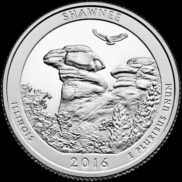 25 Centov USA 2016, Shawnee National Forest