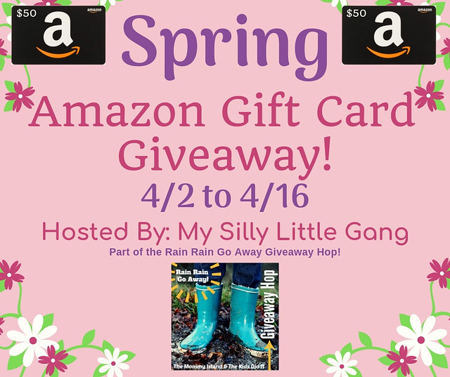 Spring Amazon Gift Card Giveaway & Giveaway Hop Ends 4/16 #MySillyLittleGang