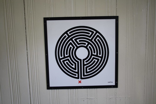 London Underground Labyrinth 214 West Finchley close up