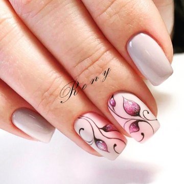 Pointed Spring Nail Art 2019: Ideas with Flowers - Hairstyles 2u