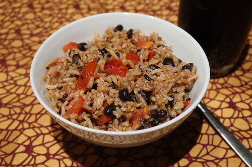 Schwarze Bohnen, Tomaten und Reis | Gourmandise