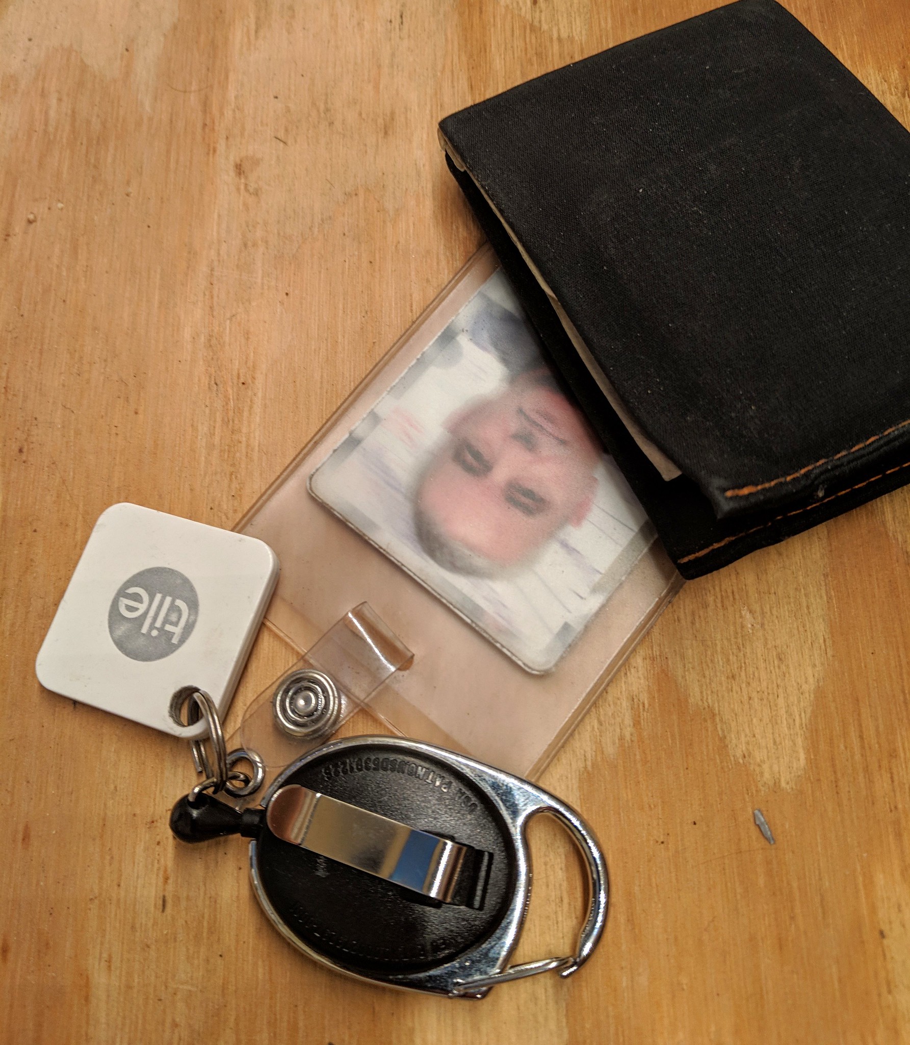 Keys & wallet with tiles