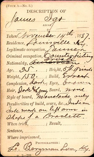 1887 Counterfeiter Mugshot back