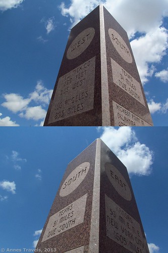 The monument on the Oklahoma High Point, Black Mesa State Park, Oklahoma