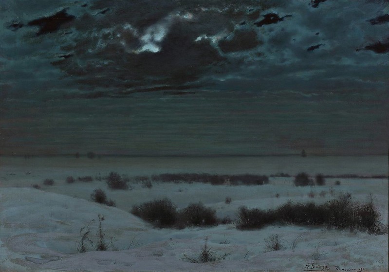 Roman Bratkowski (1869-1954) - Krajobraz zimowy 'Pustka' (1901)