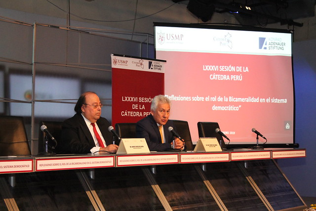 Cátedra Perú LXXXVI abordó el tema “Reflexiones sobre el rol de la Bicameralidad en el sistema democrático”