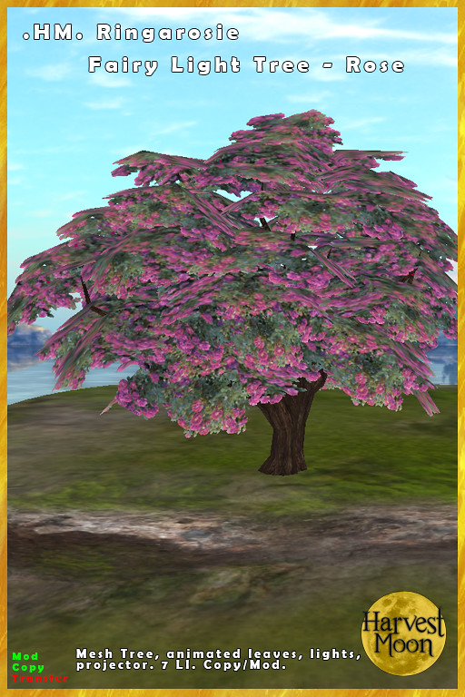 Harvest Moon – Ringarosie Fairy Lights Tree – Rose