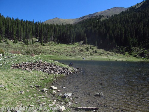 Williams Lake with the peaks near Wheeler Peak in the background, Carson National Forest, New Mexico